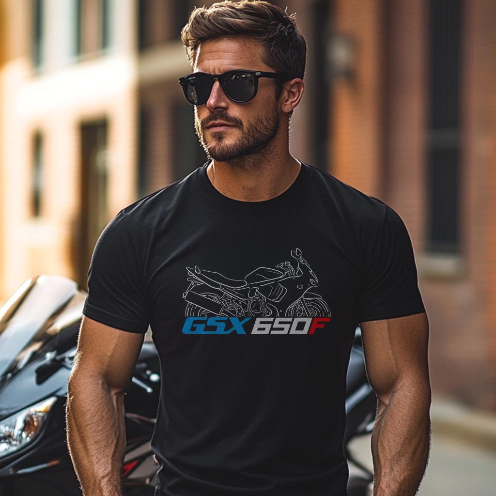 Suzuki GSX650F Inspired T-Shirt - Motorcycle Tee Shirt for Riders