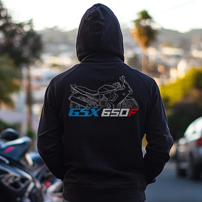 Suzuki GSX650F Inspired Hoodie - Motorcycle Sweatshirt for Riders