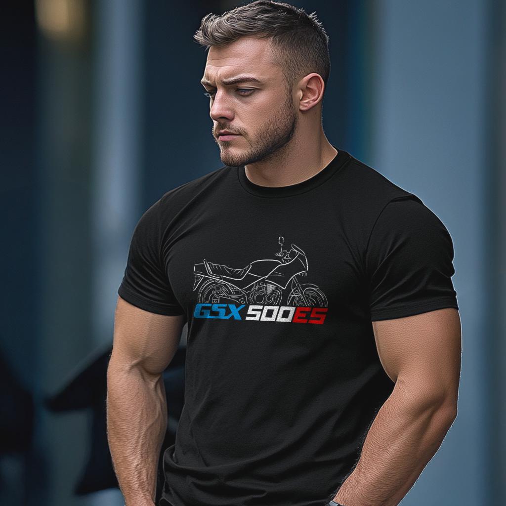 Suzuki GSX500ES Inspired T-Shirt - Motorcycle Tee Shirt for Riders