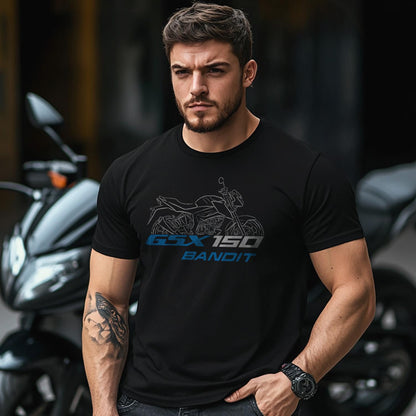 Suzuki GSX150 Bandit Inspired T-Shirt - Motorcycle Tee Shirt for Riders