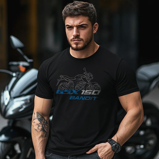 Suzuki GSX150 Bandit Inspired T-Shirt - Motorcycle Tee Shirt for Riders