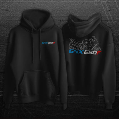 Suzuki GSX650F Inspired Hoodie - Motorcycle Sweatshirt for Riders