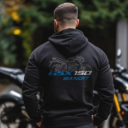 Suzuki GSX150 Bandit Inspired Hoodie - Motorcycle Sweatshirt for Riders
