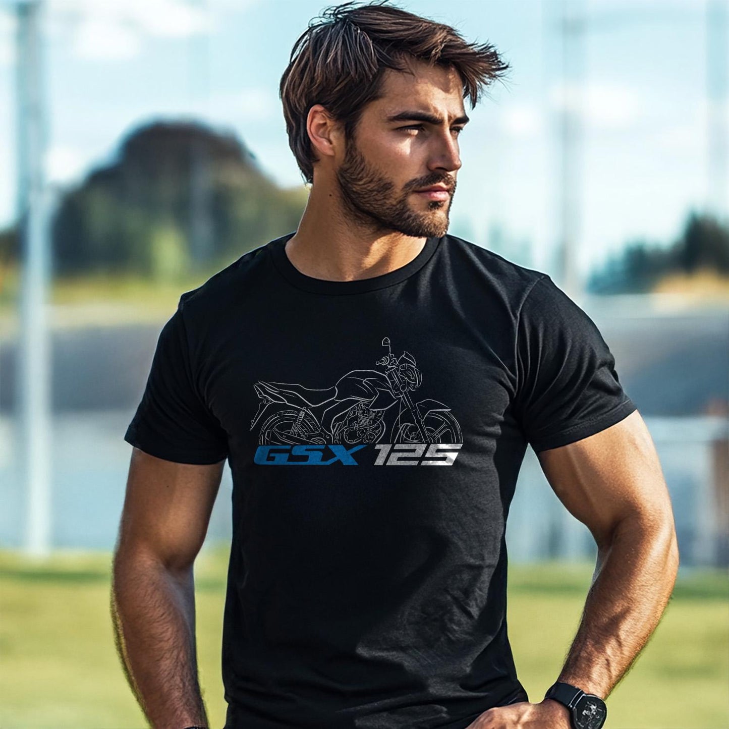 Suzuki GSX125 Inspired T-Shirt - Motorcycle Tee Shirt for Riders