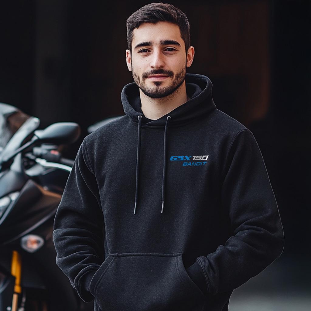Suzuki GSX150 Bandit Inspired Hoodie - Motorcycle Sweatshirt for Riders