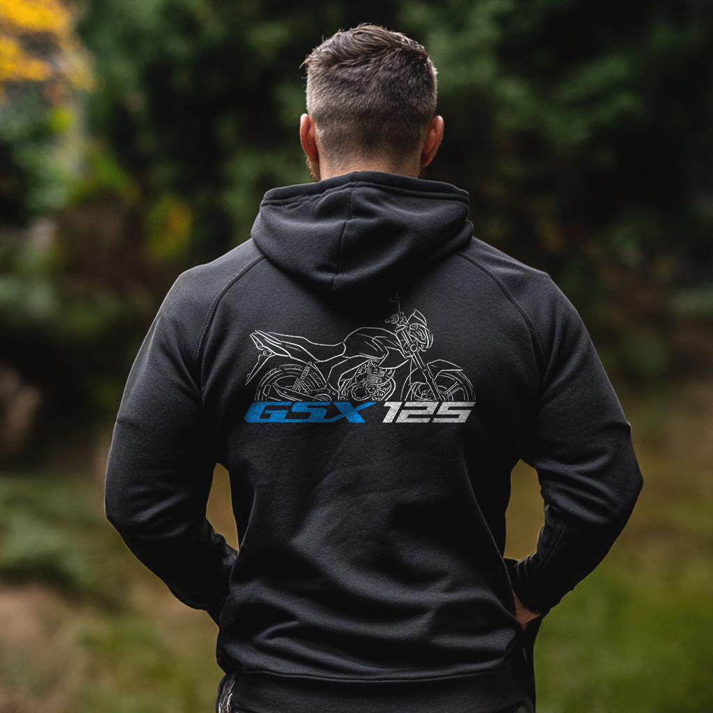 Suzuki GSX125 Inspired Hoodie - Motorcycle Sweatshirt for Riders
