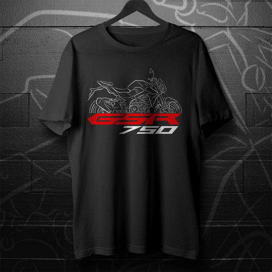 Suzuki GSR750 Inspired T-Shirt - Motorcycle Tee Shirt for Riders