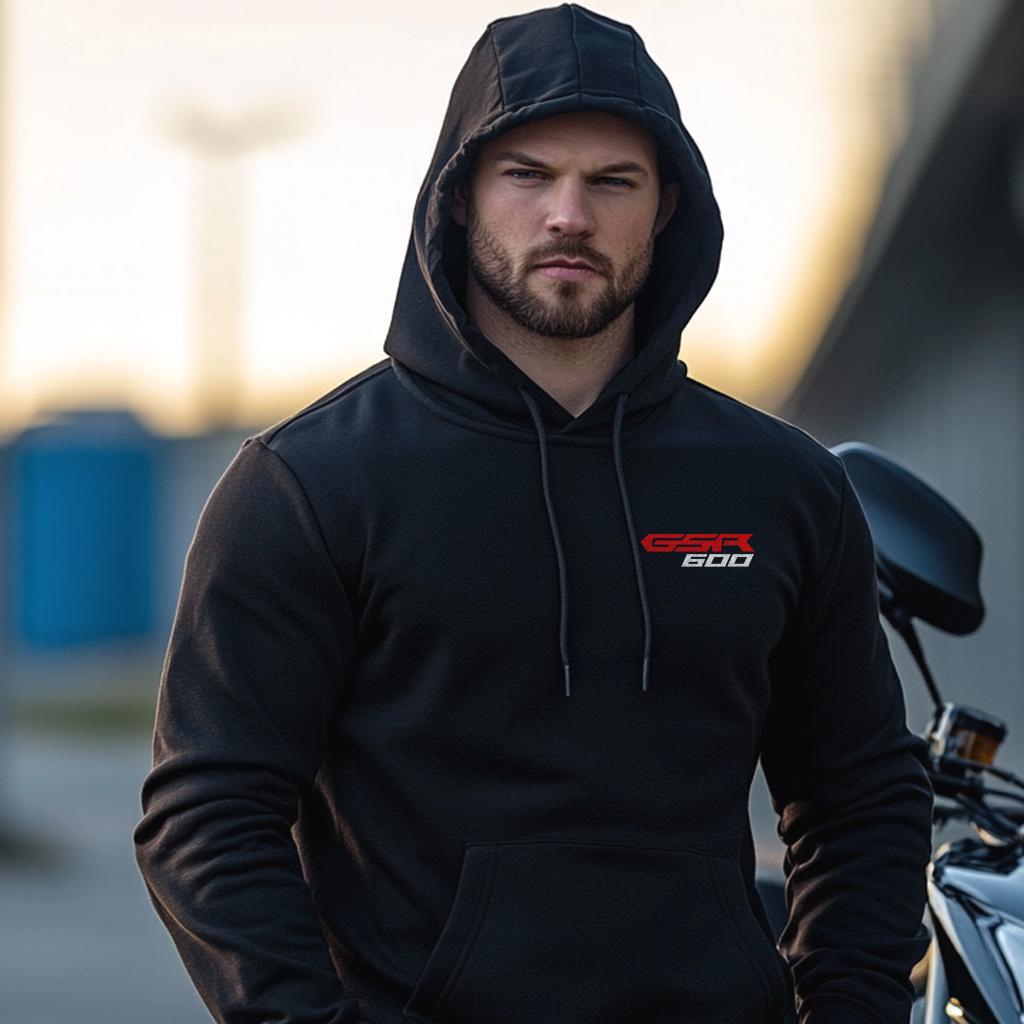 Suzuki GSR600 Inspired Hoodie - Motorcycle Sweatshirt for Riders