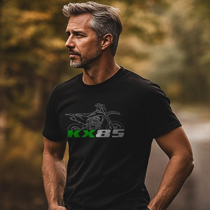 Kawasaki KX85 Inspired T-Shirt - Motorcycle Tee Shirt for Riders