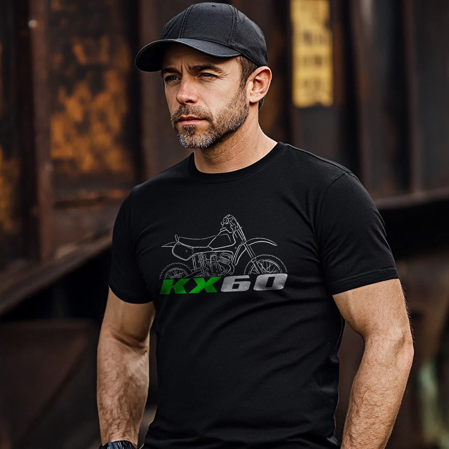 Kawasaki KX60 Inspired T-Shirt - Motorcycle Tee Shirt for Riders