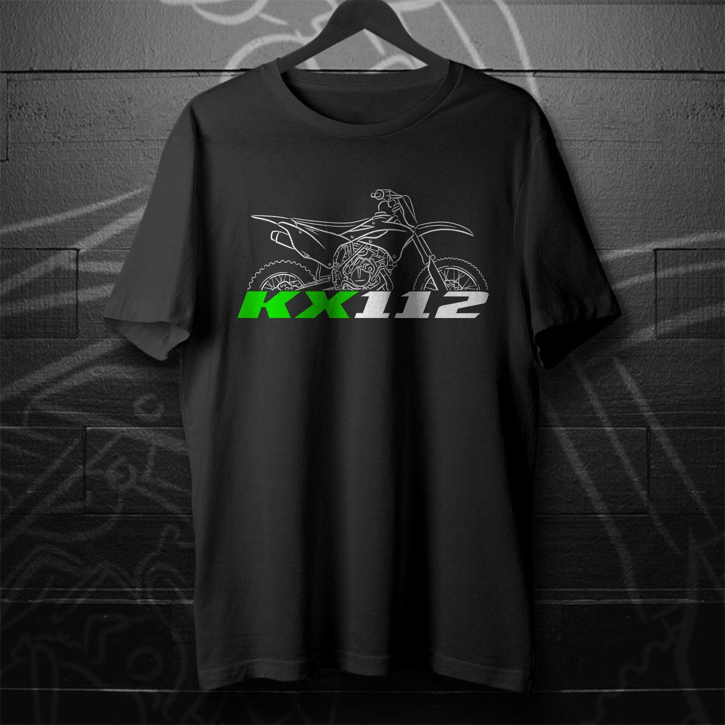 Kawasaki KX112 Inspired T-Shirt - Motorcycle Tee Shirt for Riders