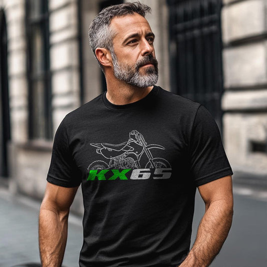 Kawasaki KX65 Inspired T-Shirt - Motorcycle Tee Shirt for Riders