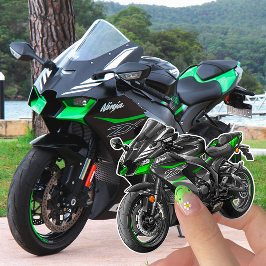Kawasaki ZX-10R 2023-24 Stickers - Set of 3 Motorcycle Decals for Riders
