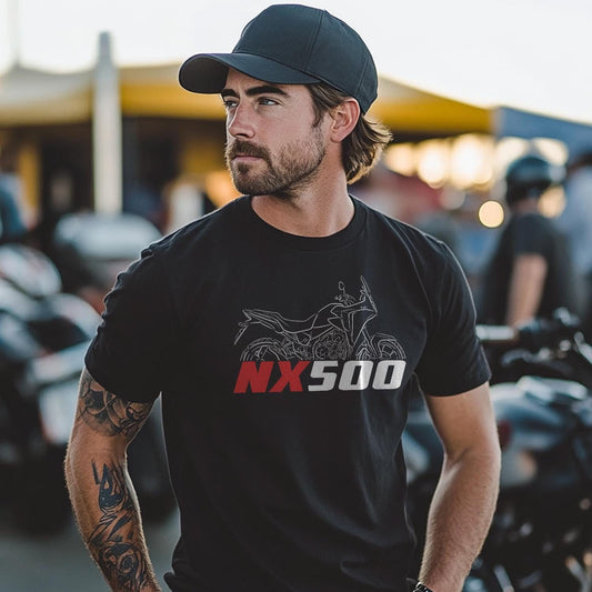 Honda NX500 2024 Inspired T-Shirt - Motorcycle Tee Shirt for Riders