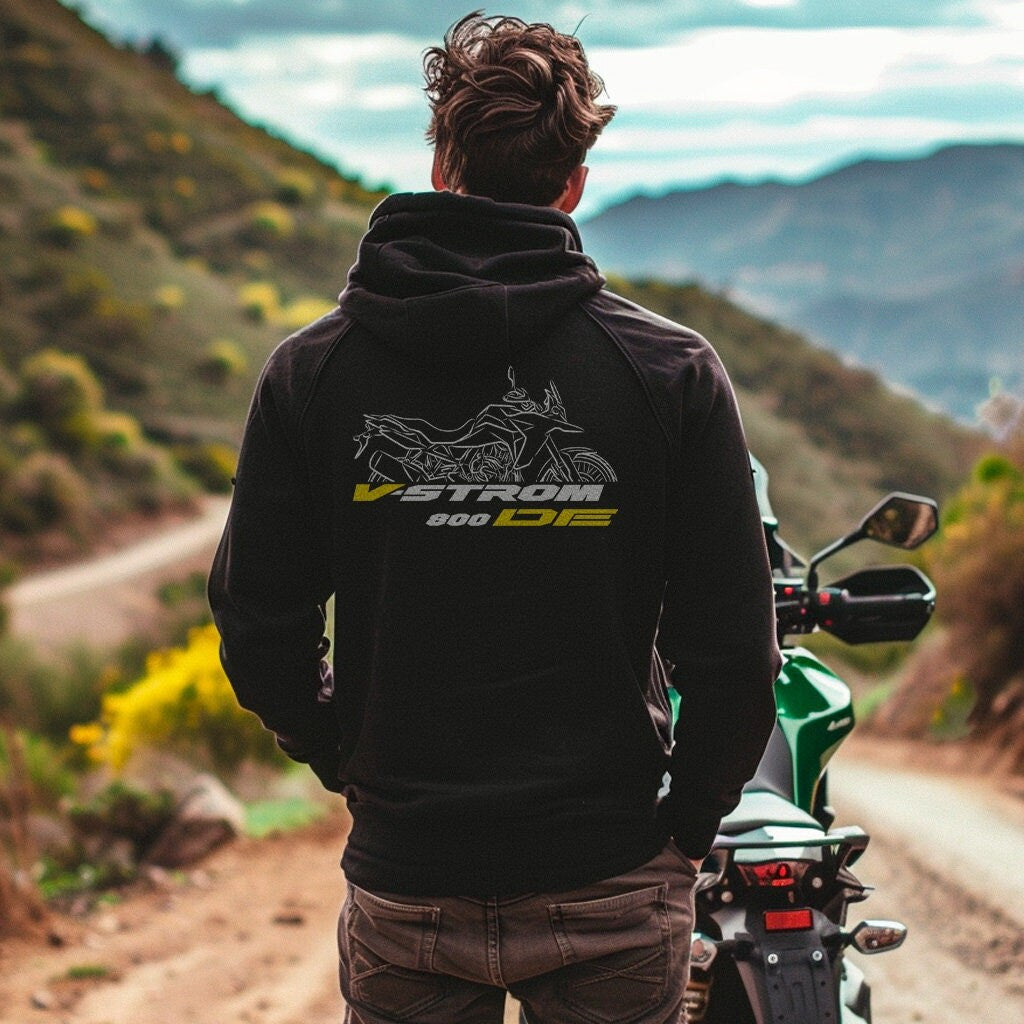 Suzuki V-STROM 800 Hoodie - Motorcycle Sweatshirt for ADV Riders