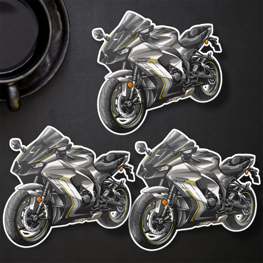 Kawasaki ZX-10R 2023-24 Stickers - Set of 3 Motorcycle Decals for Riders