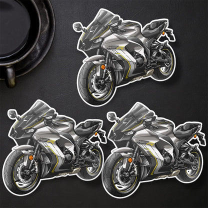 Kawasaki ZX-10R 2023-24 Stickers - Set of 3 Motorcycle Decals for Riders