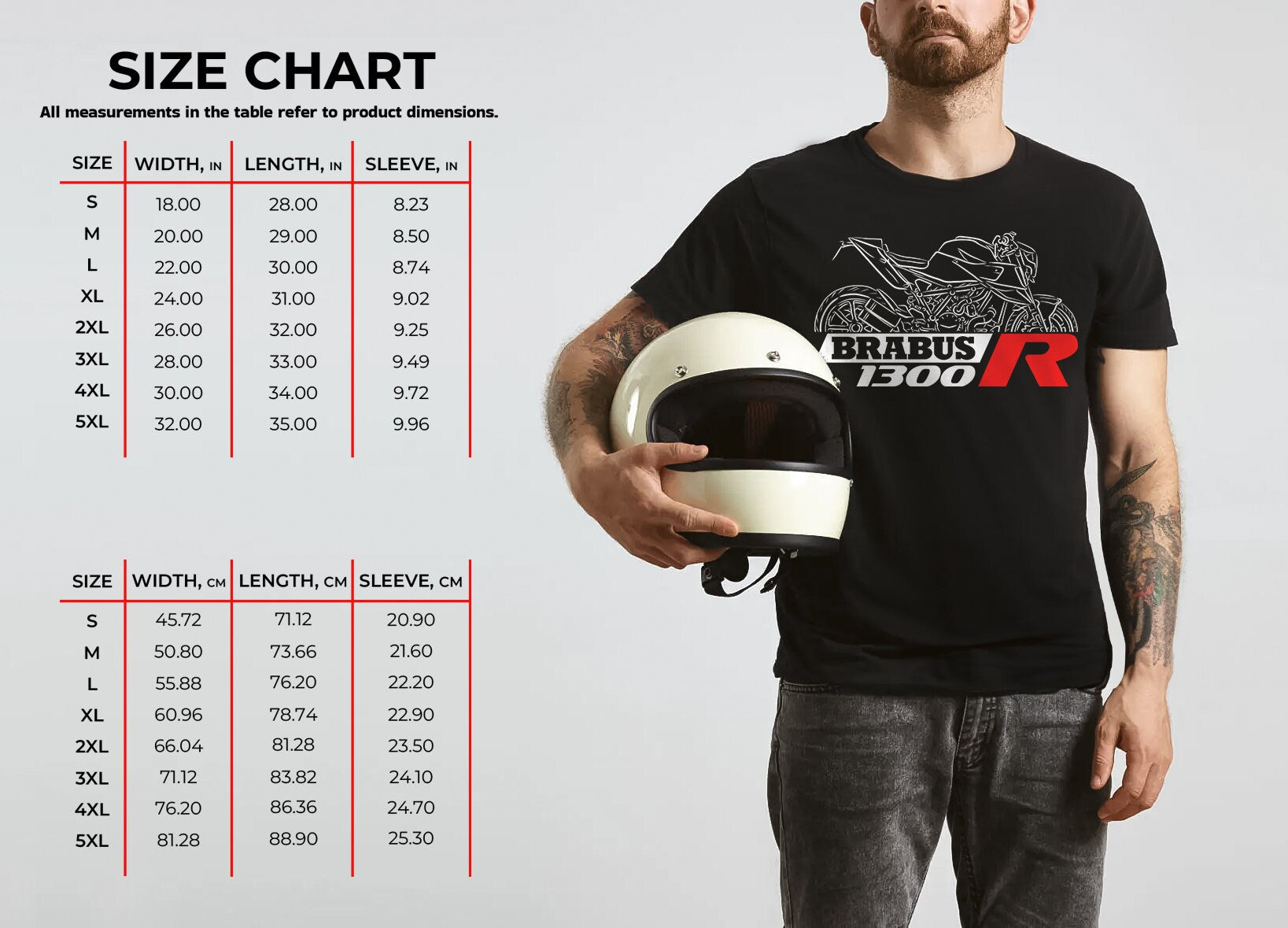 KTM Brabus 1300R Masterpiece Edition 2023-24 T-Shirt - Motorcycle Tee Shirt for Riders