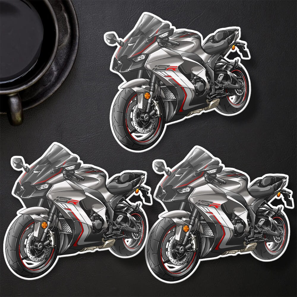 Kawasaki ZX-10R 2023-24 Stickers - Set of 3 Motorcycle Decals for Riders