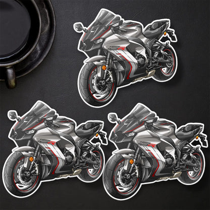 Kawasaki ZX-10R 2023-24 Stickers - Set of 3 Motorcycle Decals for Riders