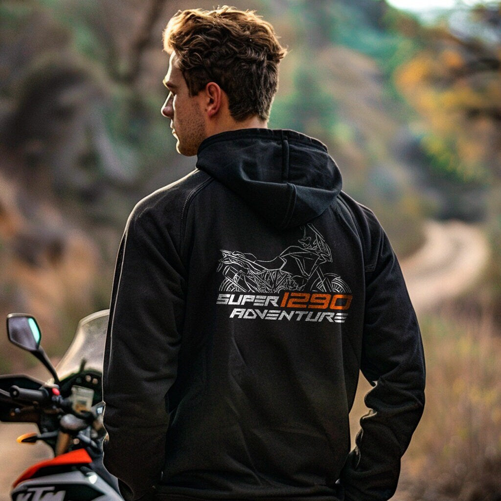 KTM 1290 Super Adventure Hoodie - Motorcycle Sweatshirt for ADV Riders