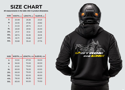 Suzuki V-STROM 800 Hoodie - Motorcycle Sweatshirt for ADV Riders