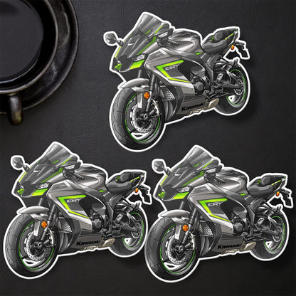 Kawasaki ZX-10R 2023-24 Stickers - Set of 3 Motorcycle Decals for Riders