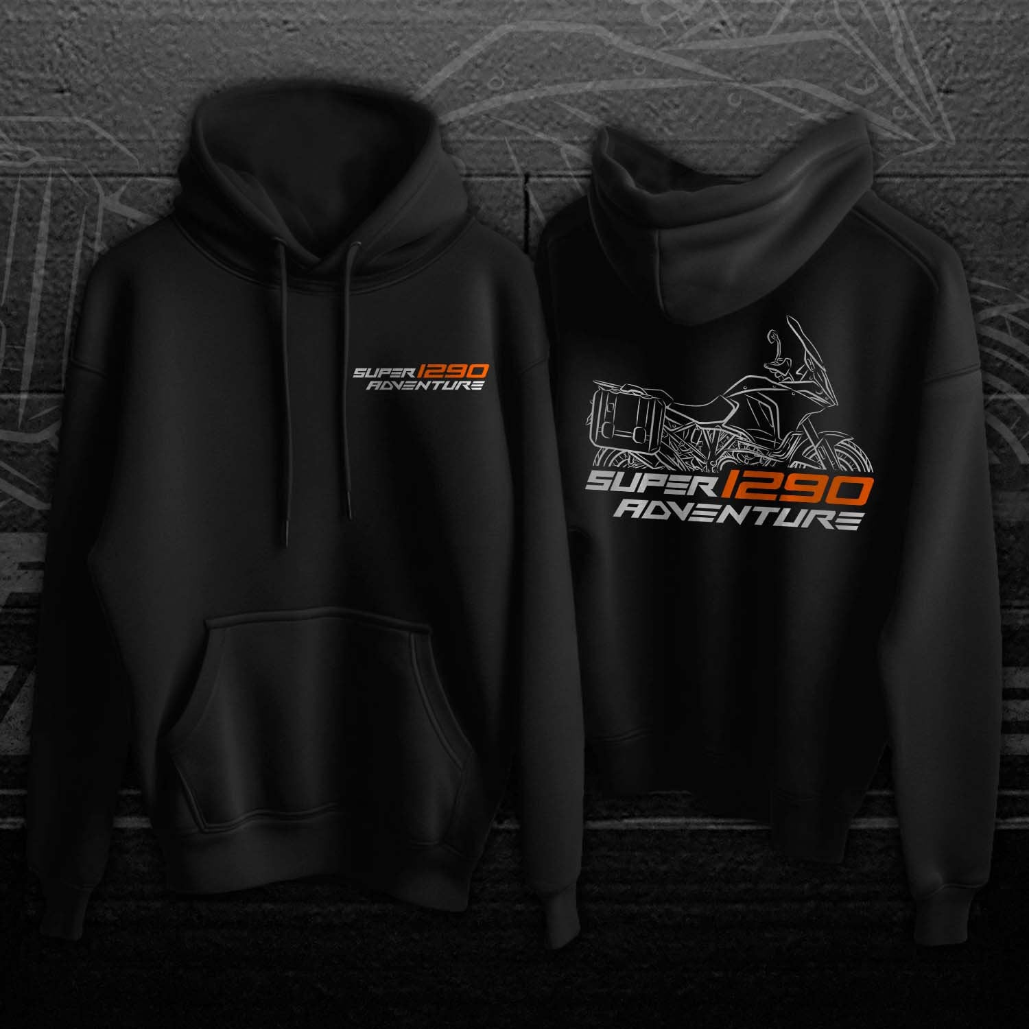 KTM 1290 Super Adventure Hoodie - Motorcycle Sweatshirt for ADV Riders