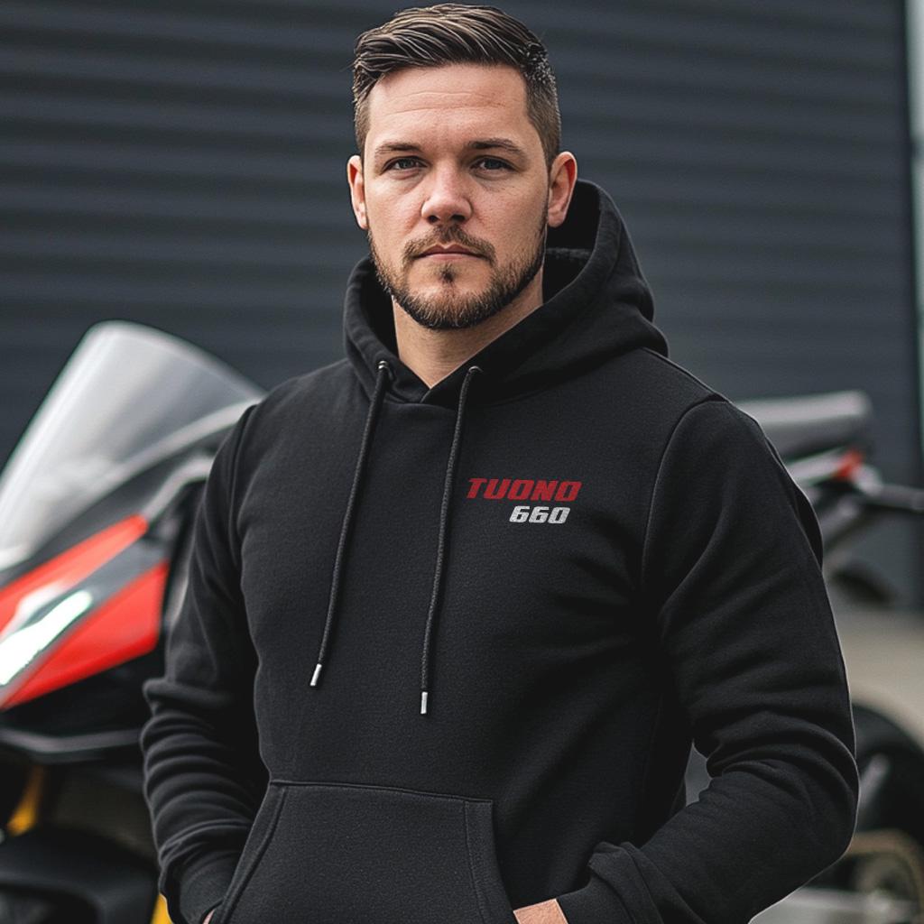 Aprilia Tuono 660 Inspired Hoodie - Motorcycle Sweatshirt for Riders