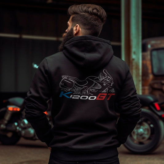 BMW K1200GT Hoodie - Motorcycle Sweatshirt for Motorrad Riders