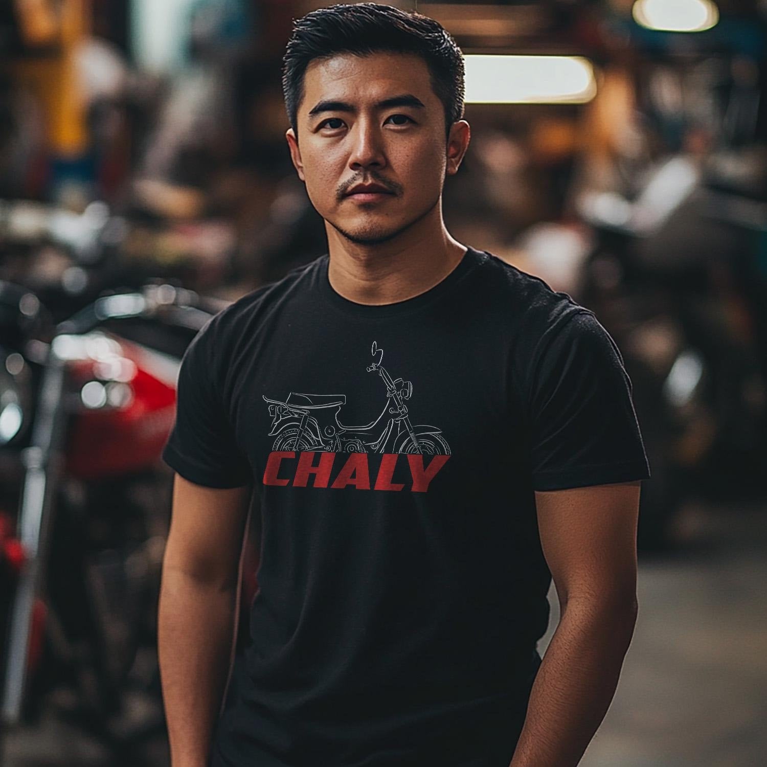 Honda Chaly Inspired T-Shirt - Motorcycle Tee Shirt for Riders