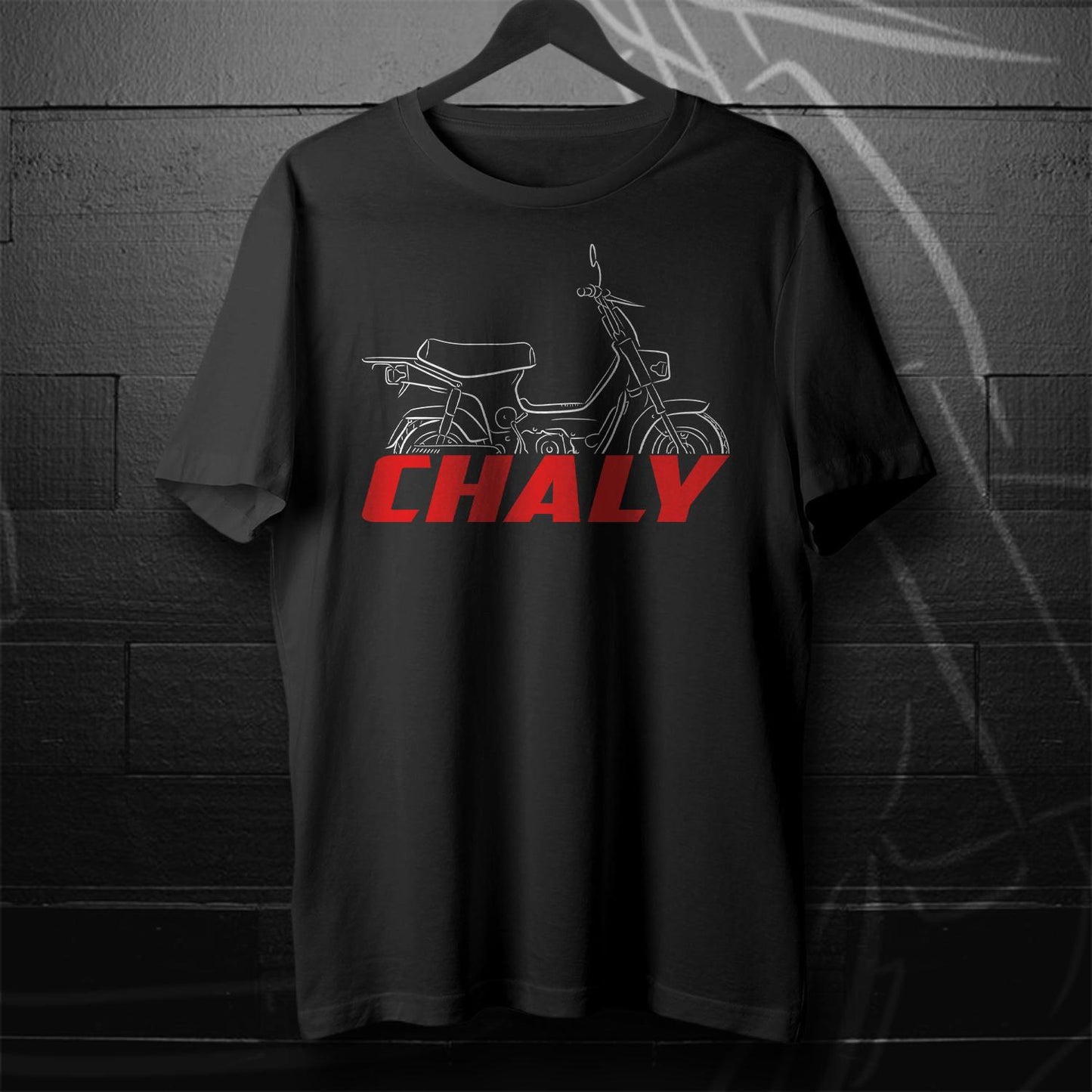 Honda Chaly Inspired T-Shirt - Motorcycle Tee Shirt for Riders