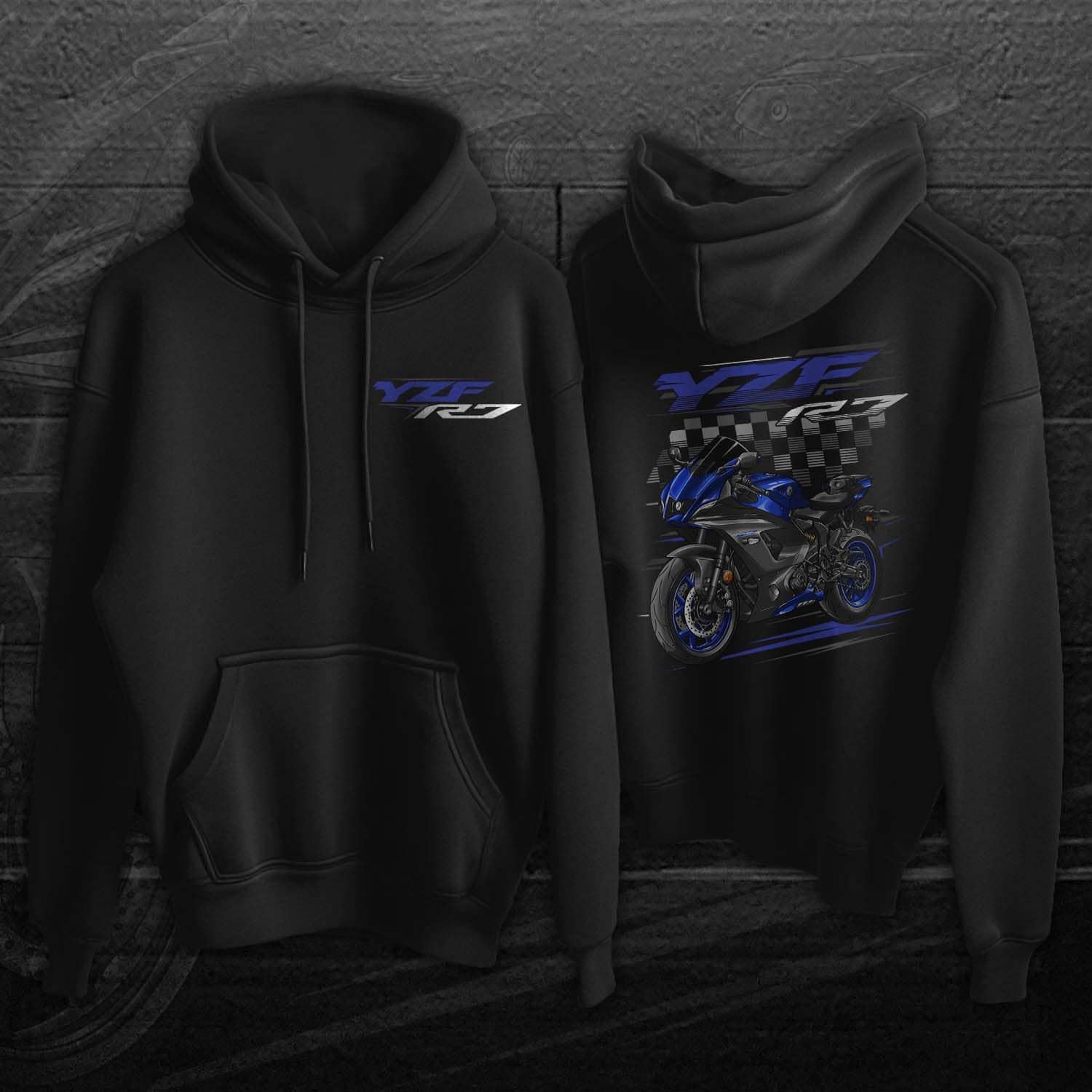 Yamaha YZF-R7 2022-24 Inspired Hoodie - Motorcycle Sweatshirt