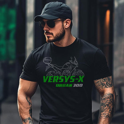 Kawasaki Versys-X Urban 300 Inspired T-Shirt - Motorcycle Tee Shirt for Riders