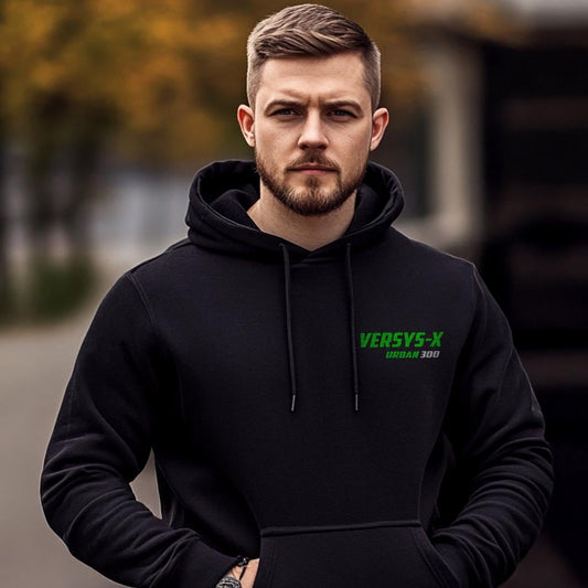 Kawasaki Versys-X Urban 300 Inspired Hoodie - Motorcycle Sweatshirt for Riders