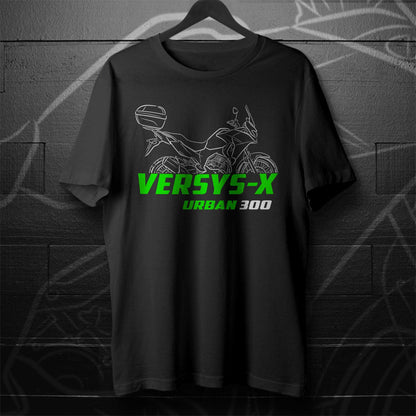 Kawasaki Versys-X Urban 300 Inspired T-Shirt - Motorcycle Tee Shirt for Riders
