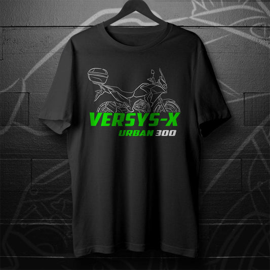 Kawasaki Versys-X Urban 300 Inspired T-Shirt - Motorcycle Tee Shirt for Riders
