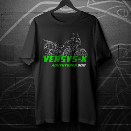 Kawasaki Versys-X Adventurer 300 Inspired T-Shirt - Motorcycle Tee Shirt for Riders