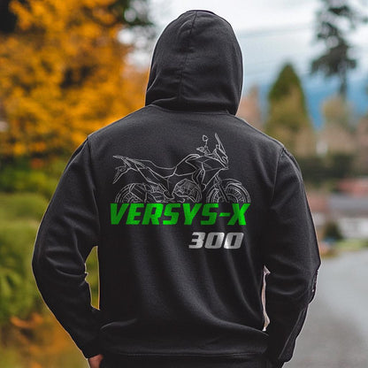 Kawasaki Versys-X 300 Inspired Hoodie - Motorcycle Sweatshirt for Riders