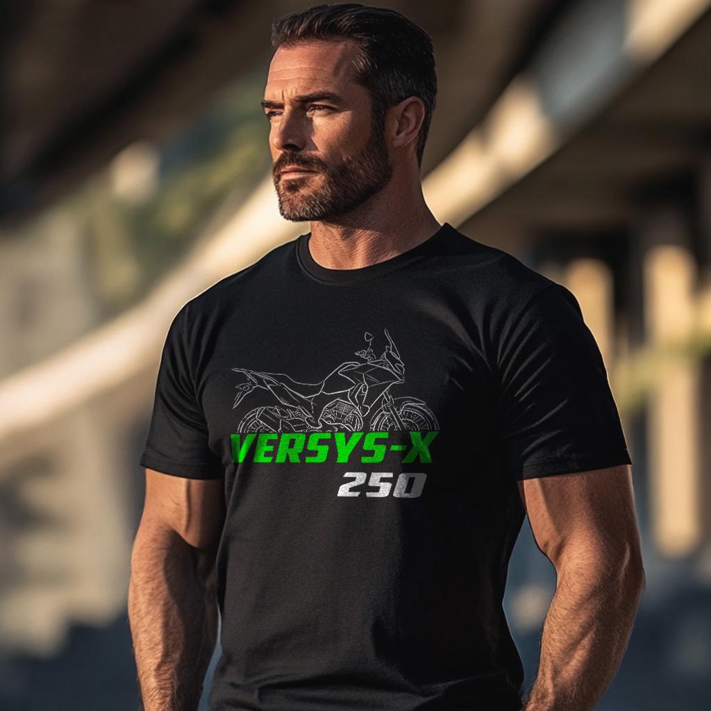Kawasaki Versys-X 250 Inspired T-Shirt - Motorcycle Tee Shirt for Riders