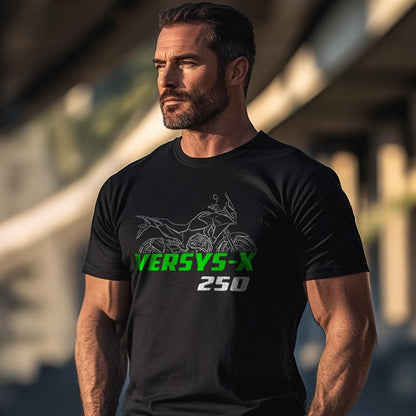 Kawasaki Versys-X 250 Inspired T-Shirt - Motorcycle Tee Shirt for Riders