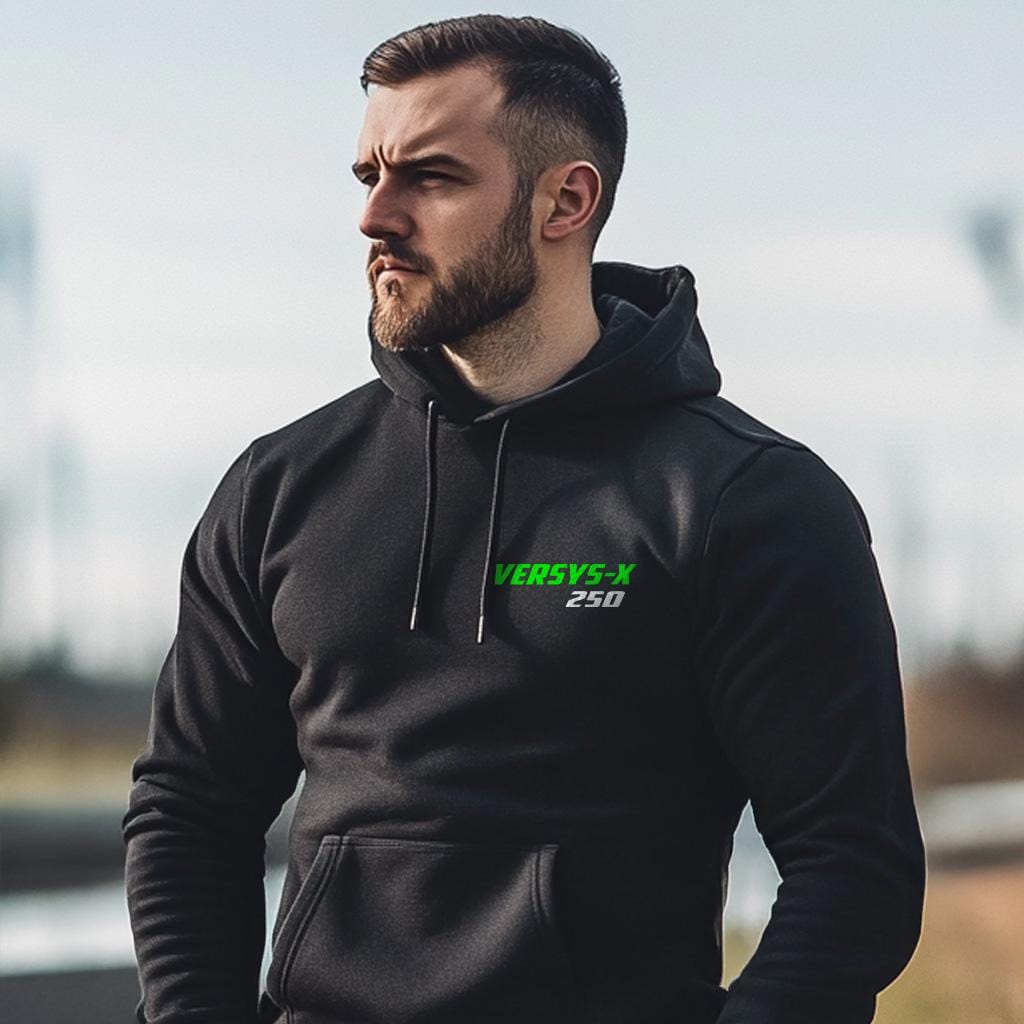 Kawasaki Versys-X 250 Inspired Hoodie - Motorcycle Sweatshirt for Riders