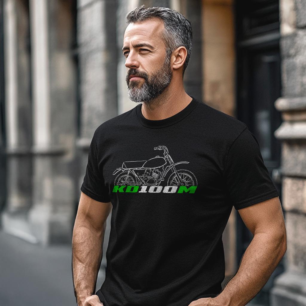 Kawasaki KD100M 1976 - 1979 Inspired T-Shirt - Motorcycle Tee Shirt for Riders