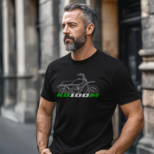 Kawasaki KD100M 1976 - 1979 Inspired T-Shirt - Motorcycle Tee Shirt for Riders