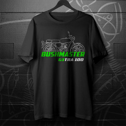Kawasaki G3TRA 100 BushMaster 1971 Inspired T-Shirt - Motorcycle Tee Shirt for Riders