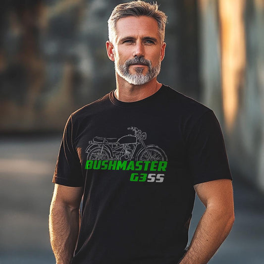 Kawasaki G3SS Bushmaster 1969 - 1970 Inspired T-Shirt - Motorcycle Tee Shirt for Riders