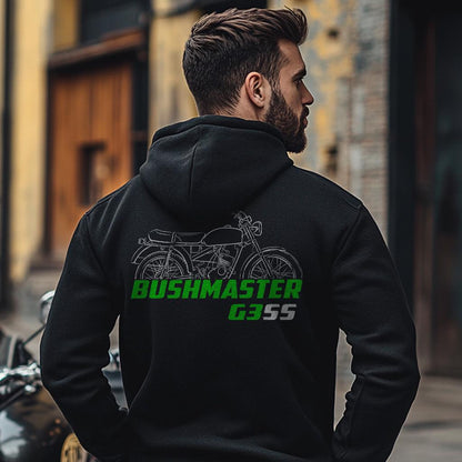 Kawasaki G3SS Bushmaster 1969 - 1970 Inspired Hoodie - Motorcycle Sweatshirt for Riders