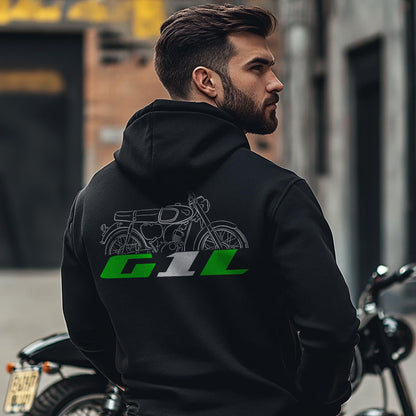 Kawasaki G1L 1967 - 1969 Inspired Hoodie - Motorcycle Sweatshirt for Riders