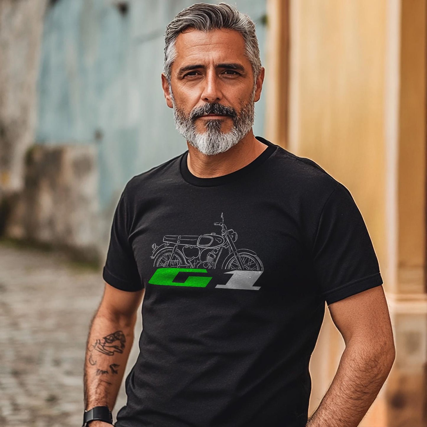 Kawasaki G1 1967 - 1969 Inspired T-Shirt - Motorcycle Tee Shirt for Riders