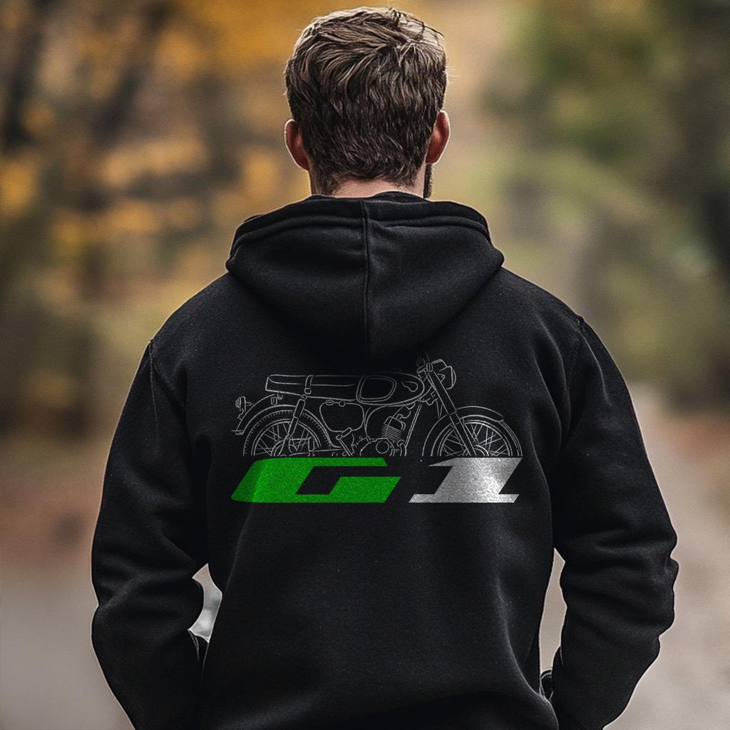 Kawasaki G1 1967 - 1969 Inspired Hoodie - Motorcycle Sweatshirt for Riders